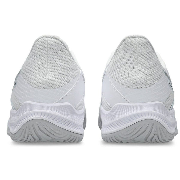 ASICS BLADE FF 2 Unisex Badminton Shoes – White/Pure Silver, Lightweight Indoor Court Shoes with FlyteFoam Cushioning & Non-Marking Outsole