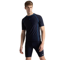 Speedo Short Sleeve Suntop & Aqua Shorts for Boys | Comfortable UV Protection Swimwear Set - Best Price online Prokicksports.com