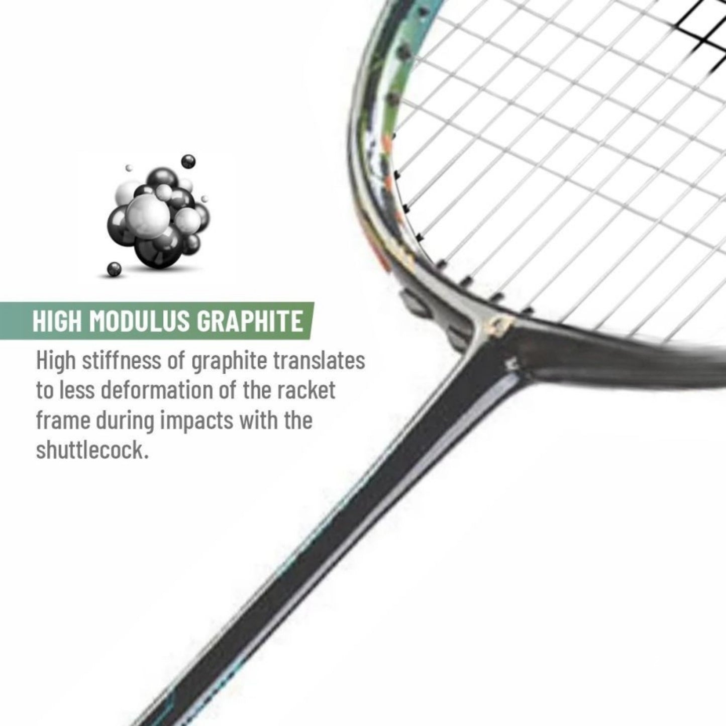 Apacs Fanatala Pro 101 Unstrung Badminton Racquet with Cover – Black, 4U G2 (Doubles Power 84g, 38lbs Tension, Compact Quad Voltaic) - Best Price online Prokicksports.com