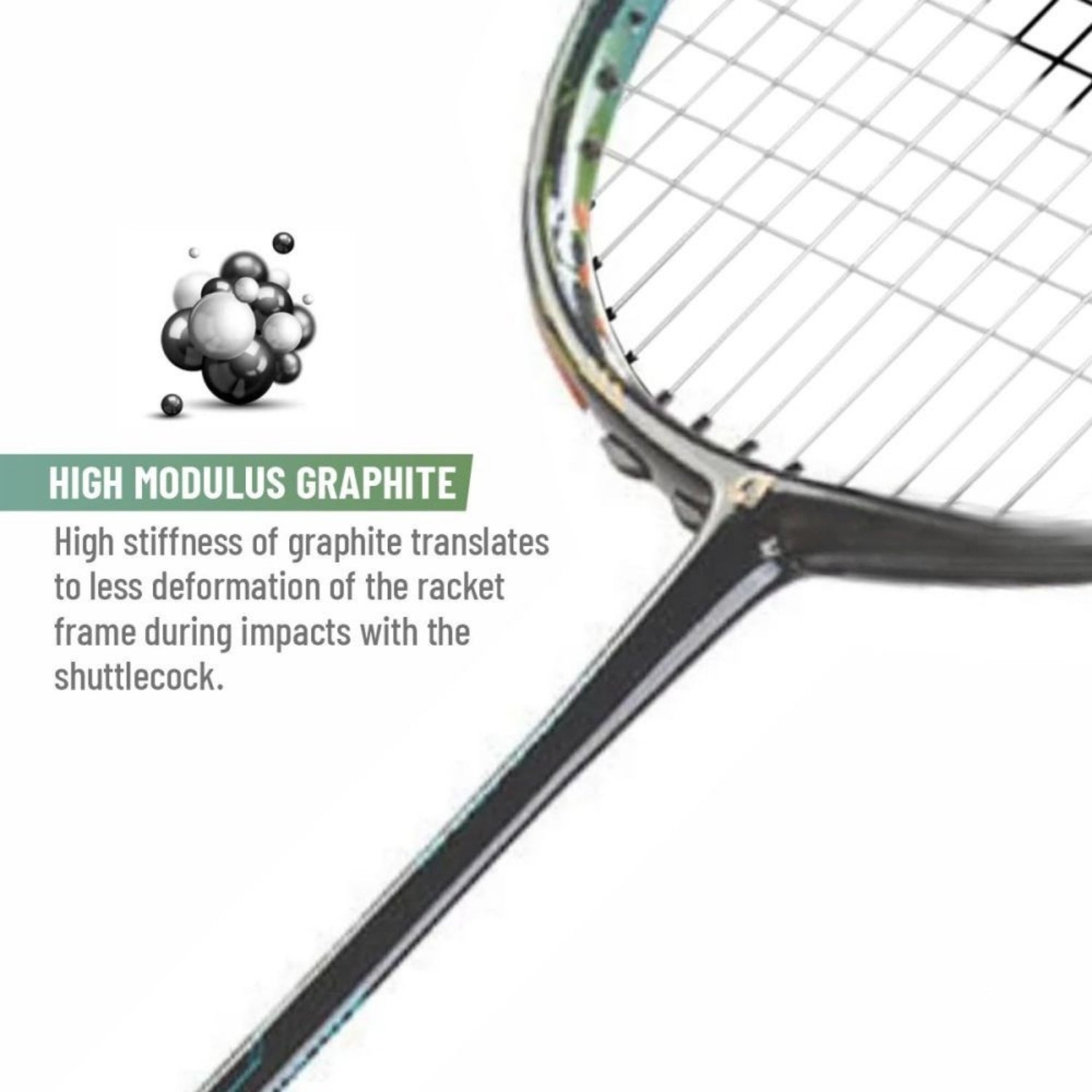 Apacs Fanatala Pro 101 Unstrung Badminton Racquet with Cover – Black, 4U G2 (Doubles Power 84g, 38lbs Tension, Compact Quad Voltaic) - Best Price online Prokicksports.com