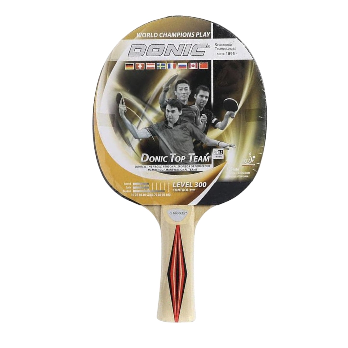 Donic Top Team 300 Table Tennis Racquet – Ideal for Beginners and Recreational Players - Best Price online Prokicksports.com