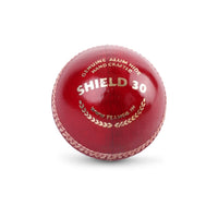 SG Shield 30 Cricket Leather Ball 1 PC, Red – Youth, 4‑Piece Alum‑Tanned Leather, Waterproof, Club & School Match Ball - Best Price online Prokicksports.com