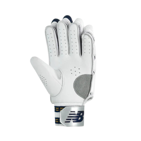 New Balance DC 12i Right Hand Batting Gloves – Men’s | Pro-Level Protection with Korean PU & Leather Palm Grip