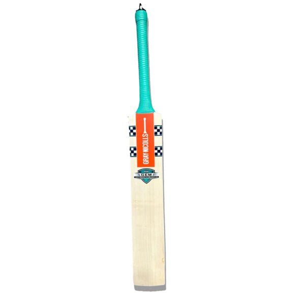 Gray Nicolls GN5 GEM English Willow Cricket Bat – Short Handle | Lightweight Pickup with Mid-Low Sweet Spot & Classic GEM Profile