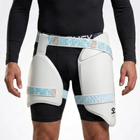 SHREY Meta VR Cricket Thigh Guards – Lightweight Dual Shield Protection