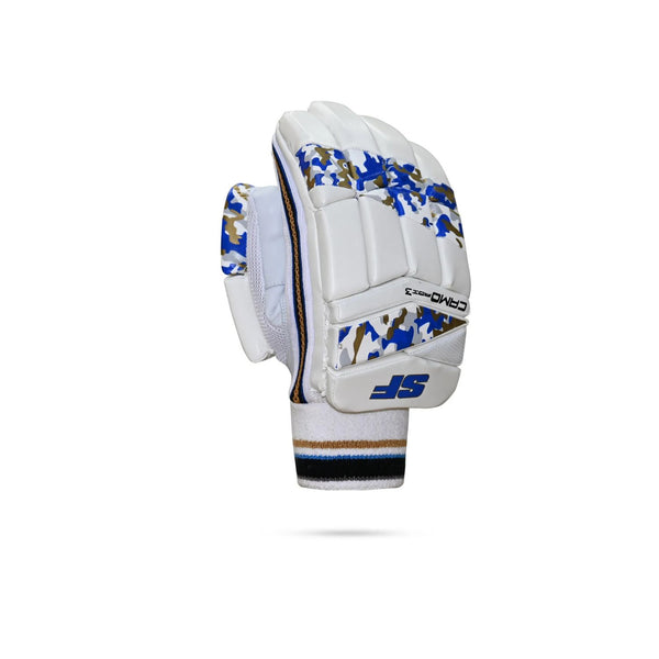 SF Camo ADI-3 Right Hand Batting Gloves | Lightweight & Durable Cricket Gloves for Club-Level Players | High Protection with Modern Camo Design