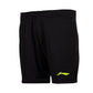Li-Ning AKST725 Men’s Badminton Shorts – Turbo Dri Air Dry Tech, Lightweight Polyester, Quick Dry, Breathable, Black/Silver - Best Price online Prokicksports.com
