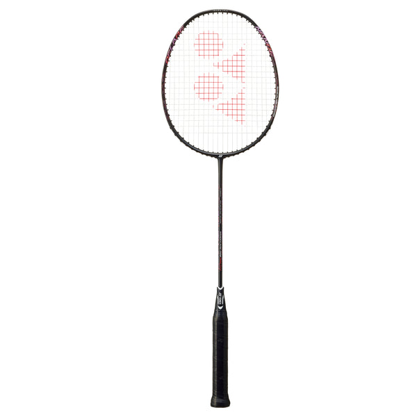 Yonex Nanoflare 002 Ability Strung Badminton Racquet – 4U4 (Black/Pink) | Head-Light Speed with Flexible Shaft & ISOMETRIC Frame