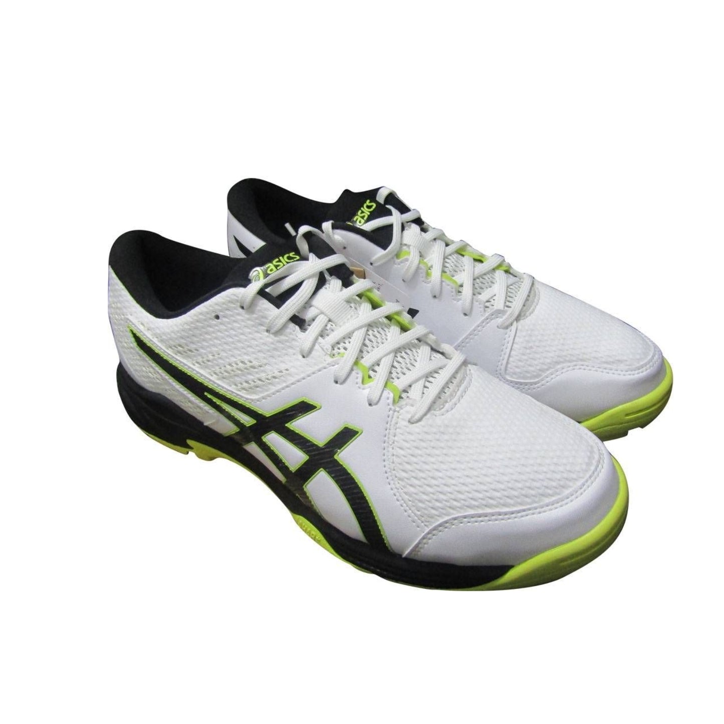 ASICS Gel-Peake 2 Cricket Shoes (Men) | Rubber Outsole | Breathable Mesh | Rearfoot GEL Cushioning | White/Atlantis Blue - Best Price online Prokicksports.com