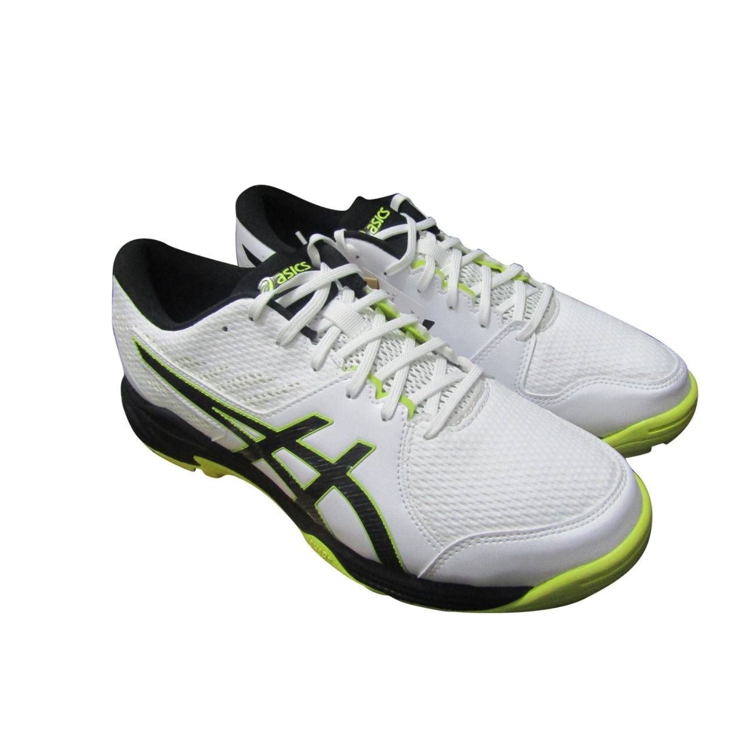 ASICS Gel-Peake 2 Cricket Shoes (Men) | Rubber Outsole | Breathable Mesh | Rearfoot GEL Cushioning | White/Atlantis Blue - Best Price online Prokicksports.com