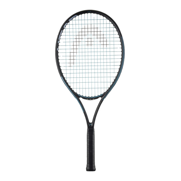Head Gravity Jr.25 2025 Strung Tennis Racquet – 230g (G1 4 1/8) | Lightweight Graphite Composite Frame with Auxetic Technology for Junior Players, Black/Ice Blue