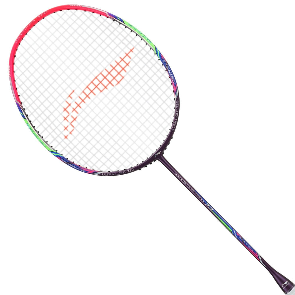Li-Ning Windstorm Nano 73 Professional Badminton Racquet Unstrung Dark Purple/Pink - Best Price online Prokicksports.com