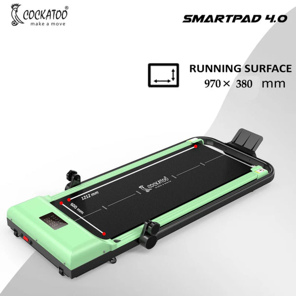 Cockatoo SmartPad 4.0HP Foldable Treadmill | Powerful Home Fitness Treadmill with Smart Features | Compact & Durable Design