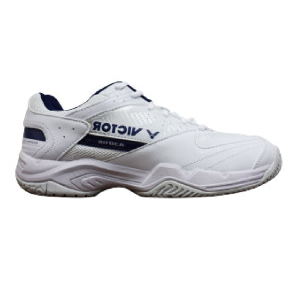 Victor A301-IN-AB Badminton Shoes White/True Blue | Lightweight Indoor Court Shoes with Enhanced Grip & Comfort | Training & Match Play - Best Price online Prokicksports.com