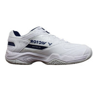 Victor A301-IN-AB Badminton Shoes White/True Blue | Lightweight Indoor Court Shoes with Enhanced Grip & Comfort | Training & Match Play - Best Price online Prokicksports.com