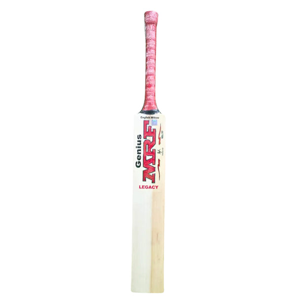 MRF Genius Legacy English Willow Cricket Bat | Premium Grade English Willow with Thick Edges & Professional Stroke Play