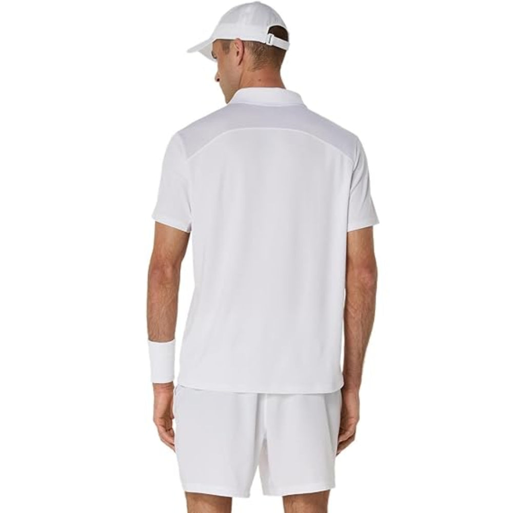 ASICS COURT POLO (M) – Brilliant White | Lightweight, Breathable & Quick-Dry Men’s Sports Polo for Training and Matches - Best Price online Prokicksports.com