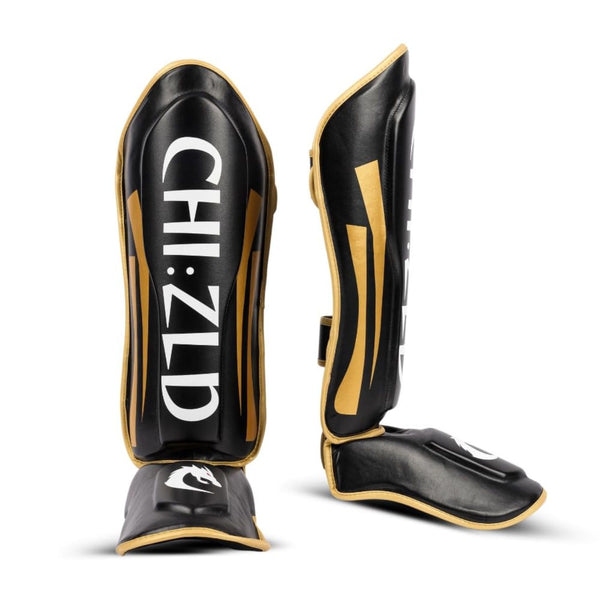 Chizld Impact Shin Guards | High-Density Foam Padding | Dual Adjustable Straps | Boxing– Men & Women