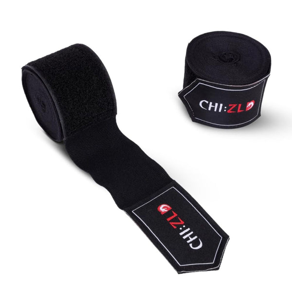 CHIZLD Impact Handwraps Poly-Cotton Blend | Breathable & Stretchable | Secure Velcro Closure | for Boxing, MMA, Kickboxing(4.5 M)