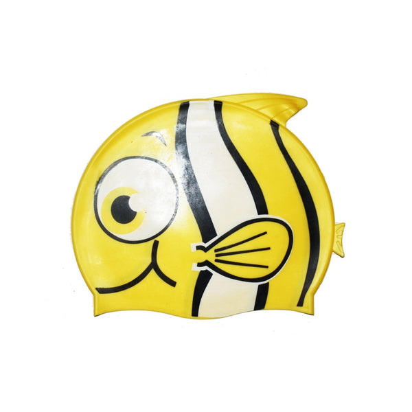 Airavat Children Swimming Cap | Soft Silicone Kids Swim Cap | Waterproof, Stretchable & Comfortable | Protects Hair & Ears | Ideal for Boys & Girls Swimming
