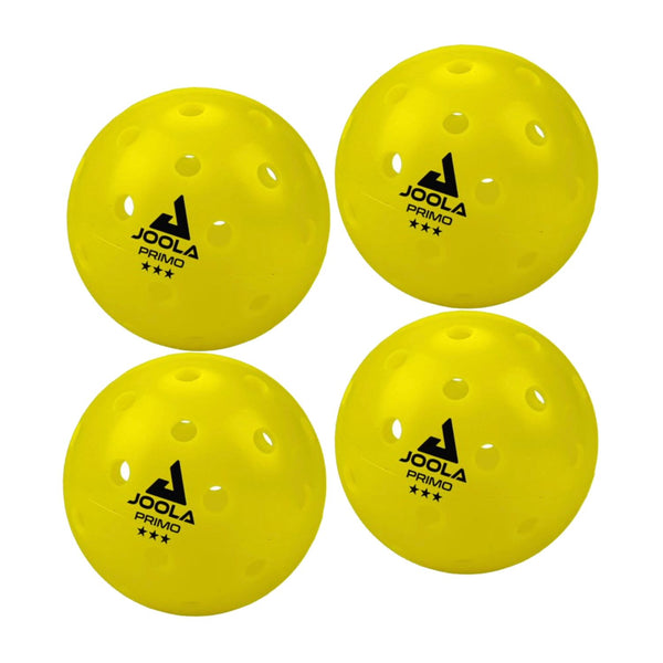 JOOLA Primo Outdoor Pickleballs | USAPA Approved | 40-Hole Design | High-Visibility Yellow | Tournament-Grade Durability | Pack of 100