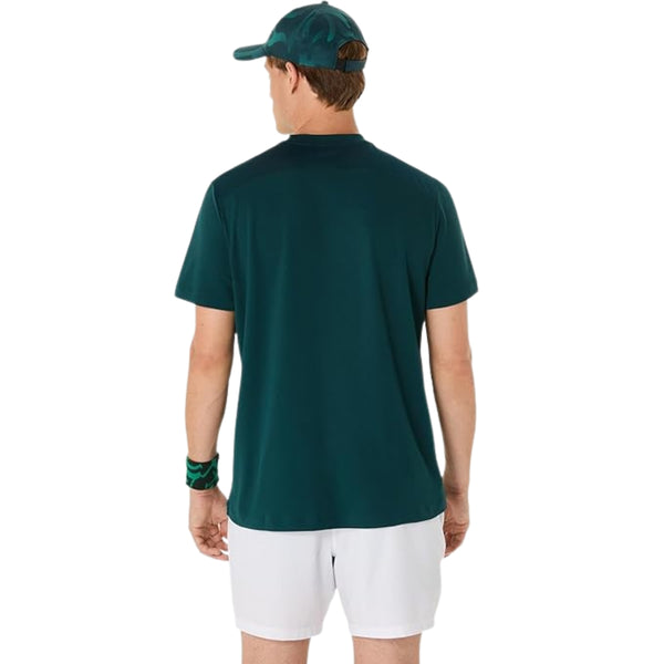 ASICS Court SS Top Men T-Shirt Roundneck | Lightweight Breathable Sports Tee for Training & Casual Wear