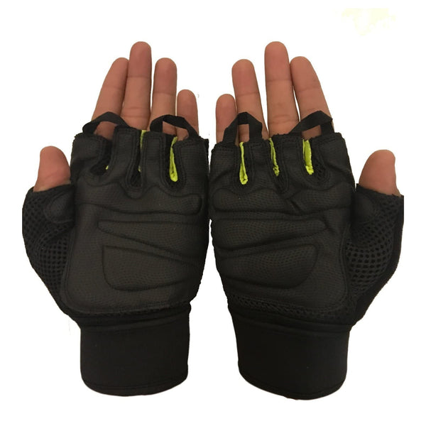 Vector X VX-500 Gym & Fitness Gloves | Durable Anti-Slip Padded Gloves with Wrist Support & Breathable Mesh for Training