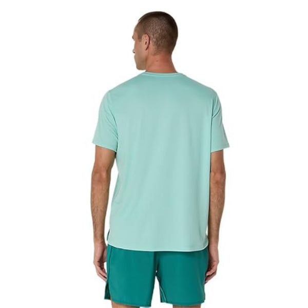 ASICS Silver SS Top Men T-Shirt Roundneck | Lightweight Breathable Tee for Training & Everyday Wear