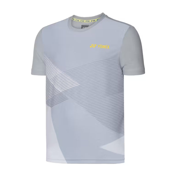 Yonex RM S092-2685-CC7-23 Men’s Round Neck T-Shirt | Lightweight Polyester Sports Tee with Breathable Fabric & Quick-Dry Comfort