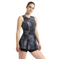 Speedo Women Endurance10 Hyperboom Printed Racerback Swimdress With Boyleg – Black & Oxid Grey - Best Price online Prokicksports.com