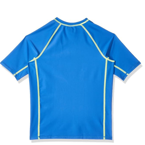 Speedo Short Sleeve Suntop & Aqua Shorts for Boys | Comfortable UV Protection Swimwear Set