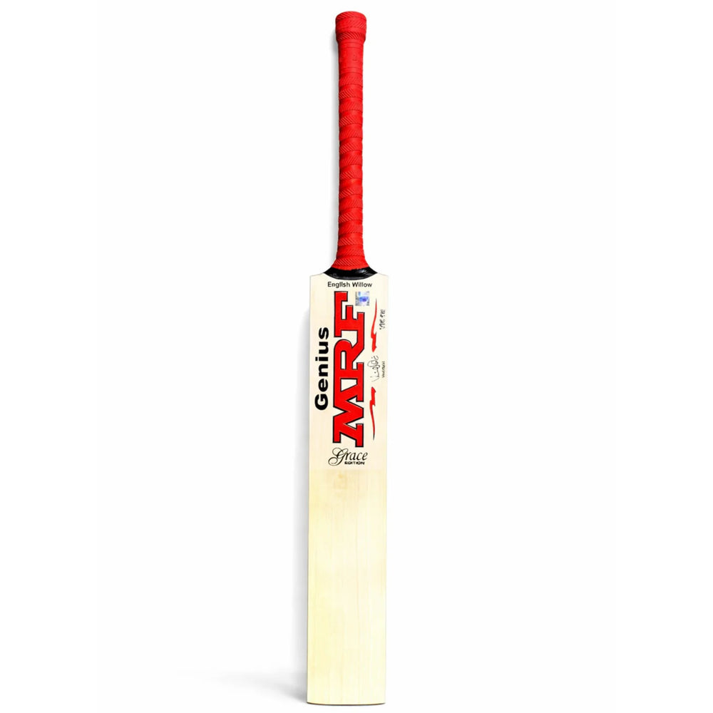 MRF Grace Edition English Willow Cricket Bat | Grade A Willow with Balanced Pickup & Junior Performance - Best Price online Prokicksports.com