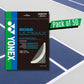 Yonex BG 66 Ultimax Badminton Strings – 0.65mm Gauge, 10m Sets, Pack of 50 (Elite Repulsion & Speed Control) - Best Price online Prokicksports.com