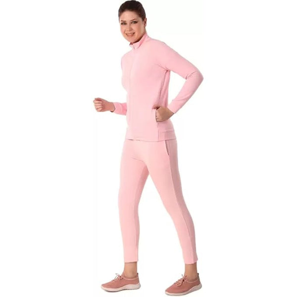 Vector X Laurel Women’s Track Suit | Lightweight Polyester Tracksuit with Breathable Fabric & Comfortable Fit for Training and Casual Wear