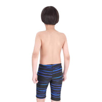 TYR Kids Boys Lumen Swimming Jammer – Blue/Black | Durable Training Jammer with Chlorine Resistance & Compression Fit - Best Price online Prokicksports.com