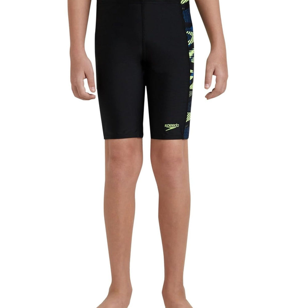 Speedo Hyper Boom Panel Jammer Men’s Swimwear – Performance Swim Jammer with Quick Dry Stretch Fabric & Chlorine Resistant Design