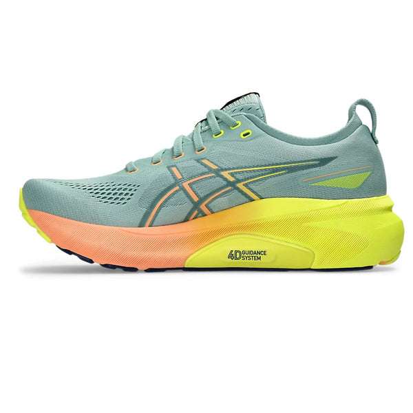 ASICS GEL-KAYANO 31 PARIS Running Shoes for Men – Light Celadon/Safety Yellow