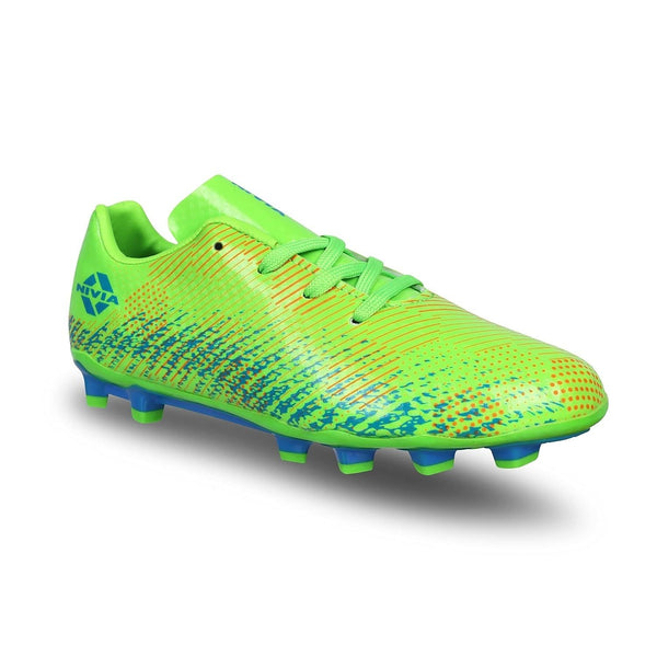 NIVIA Encounter 9.0 Kids Football Shoes – Synthetic Upper, Rubber Stud Sole, EVA Insole | Lightweight Comfort, Grip & Stability for Young Players