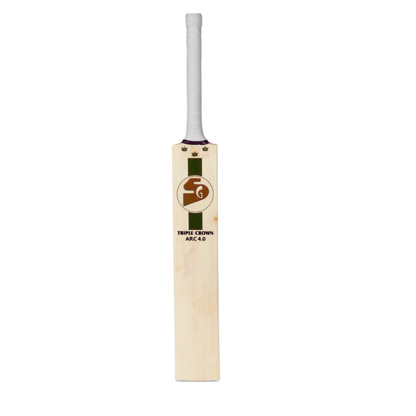 SG Triple Crown Arc 4.0 English Willow Cricket Bat - SH | Premium Grade Willow with Thick Edges, Mid Sweet Spot & Excellent Balance