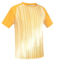 HEAD HCD-382 Round Neck T-Shirt, Orange/White | Lightweight Performance Tee with Moisture-Wicking Fabric & Sporty Design - Best Price online Prokicksports.com