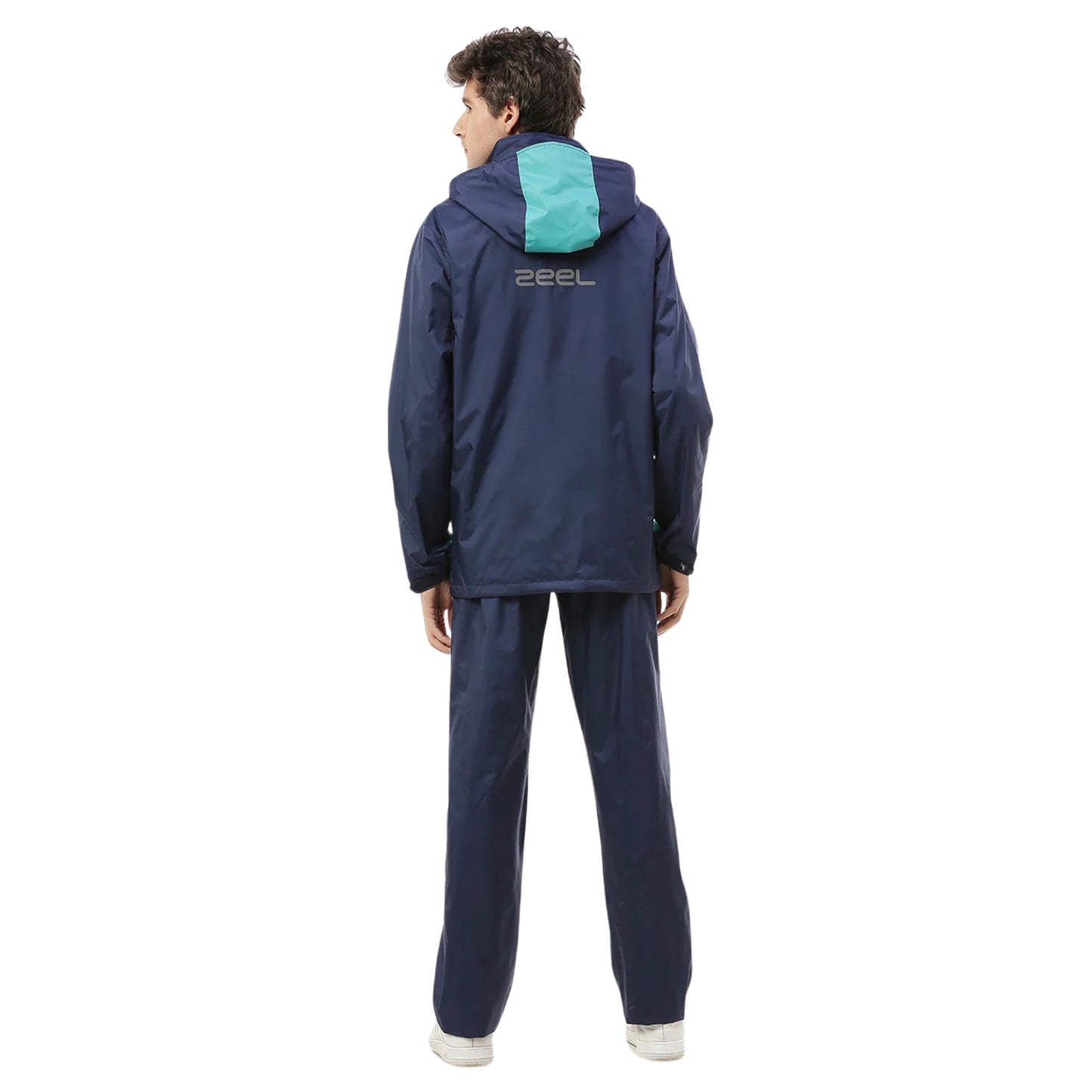 Zeel JS508 Go‑Hike Men’s Waterproof Rain Suit (Jacket + Pant) Breathable, Windproof & PVC-Coated Sealed-Seam Design with Reflective Accent - Best Price online Prokicksports.com