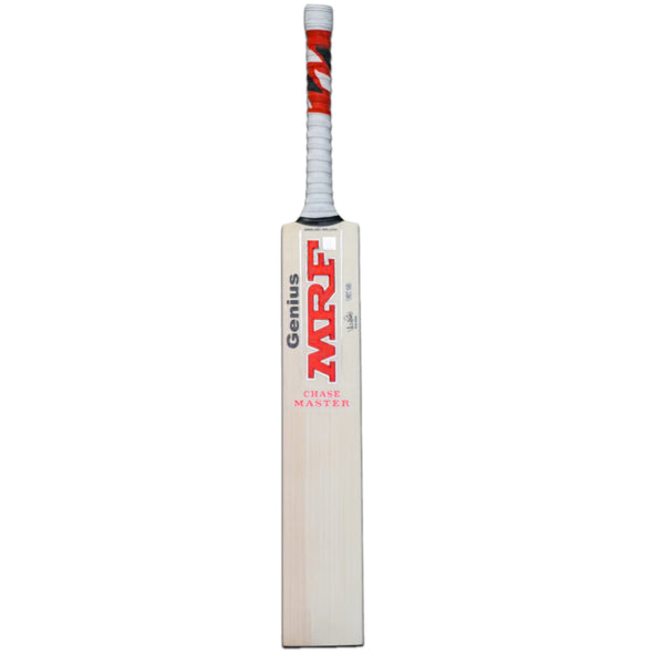 MRF Genius Chase Master English Willow Cricket Bat, Size 6 | Premium Grade Willow with Thick Edges & Junior Power Performance
