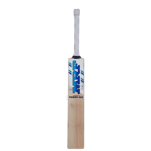 MRF Power 400 English Willow Cricket Bat, Short Handle | Grade 4 English Willow with Thick Edges & Balanced Pickup