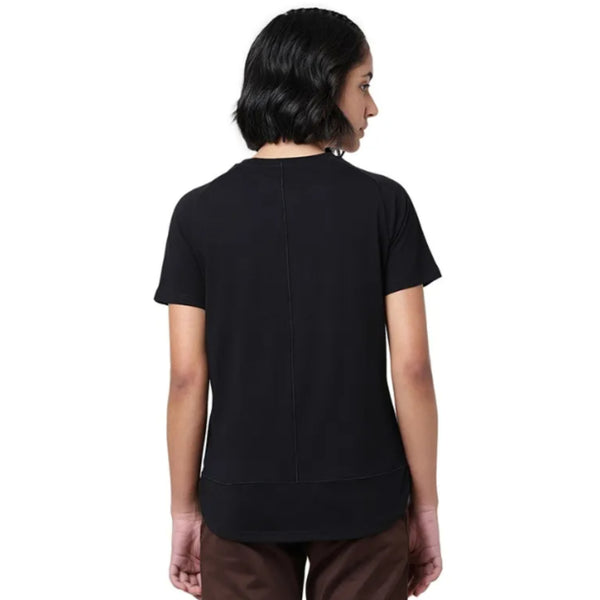 ASICS Wrap Hem SS Top for Women | Round Neck Sports T-Shirt