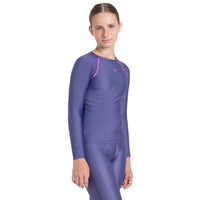 Speedo Long Sleeve Suntop Girls Swimming – Girls’ Swimwear Top with Sun Protection - Best Price online Prokicksports.com