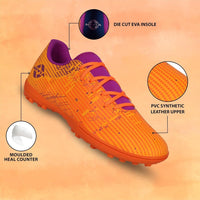 NIVIA Rabona 2.0 Football Shoes – PVC Synthetic Leather Upper, Rubber Stud Turf Sole, Die-Cut EVA Insole | Snug Fit, Ball Control & Durability for Turf and Hard Ground - Best Price online Prokicksports.com