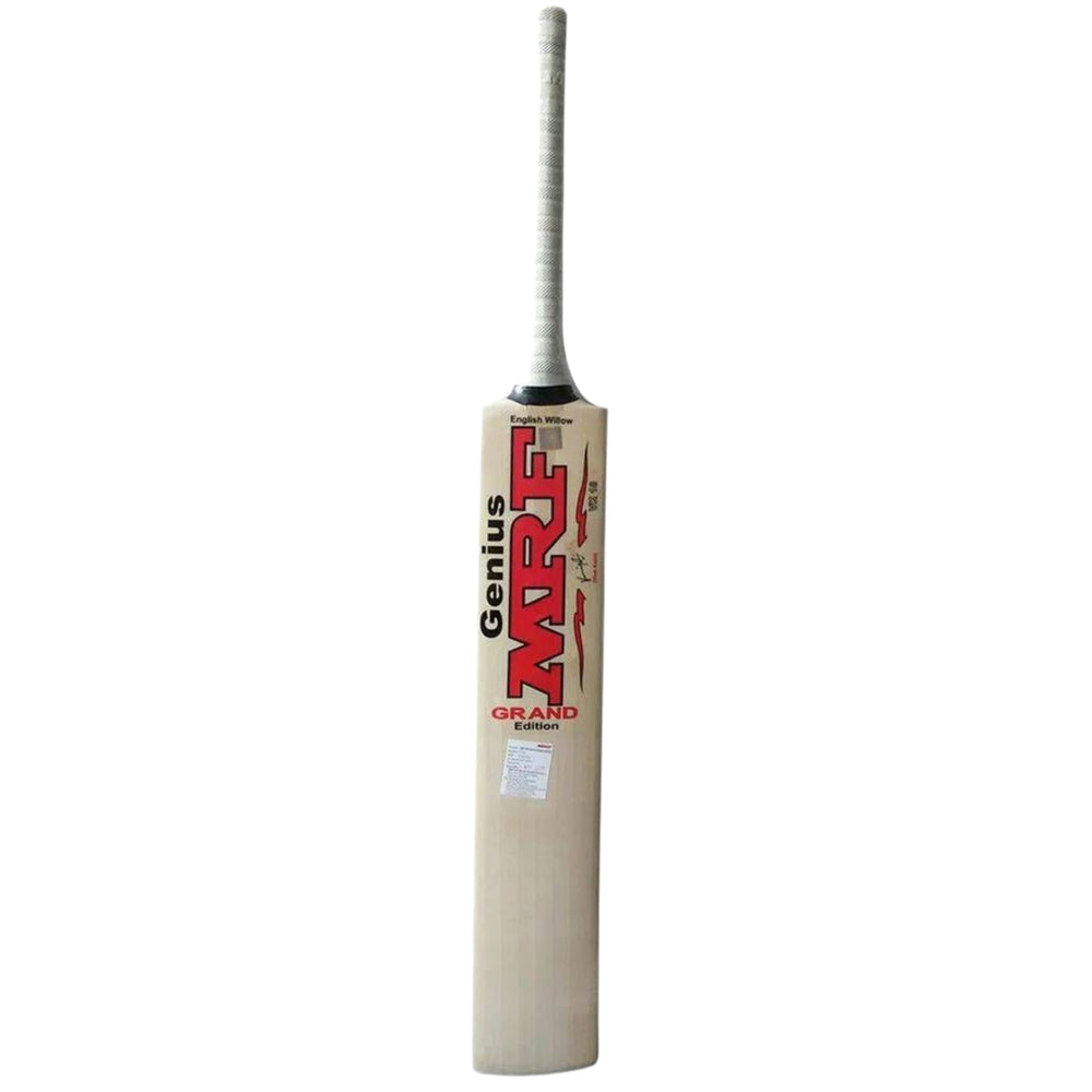 MRF Grand Edition English Willow Cricket Bat, Short Handle | Grade 1 Premium Willow with Thick Edges & Pro-Level Performance - Best Price online Prokicksports.com
