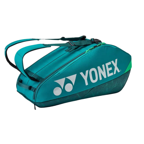 Yonex BA92426 EX Pro Racquet Bag Dark Green | Professional Badminton Bag | Spacious & Durable Sports Bag for Racquets, Shoes, Gear & Accessories