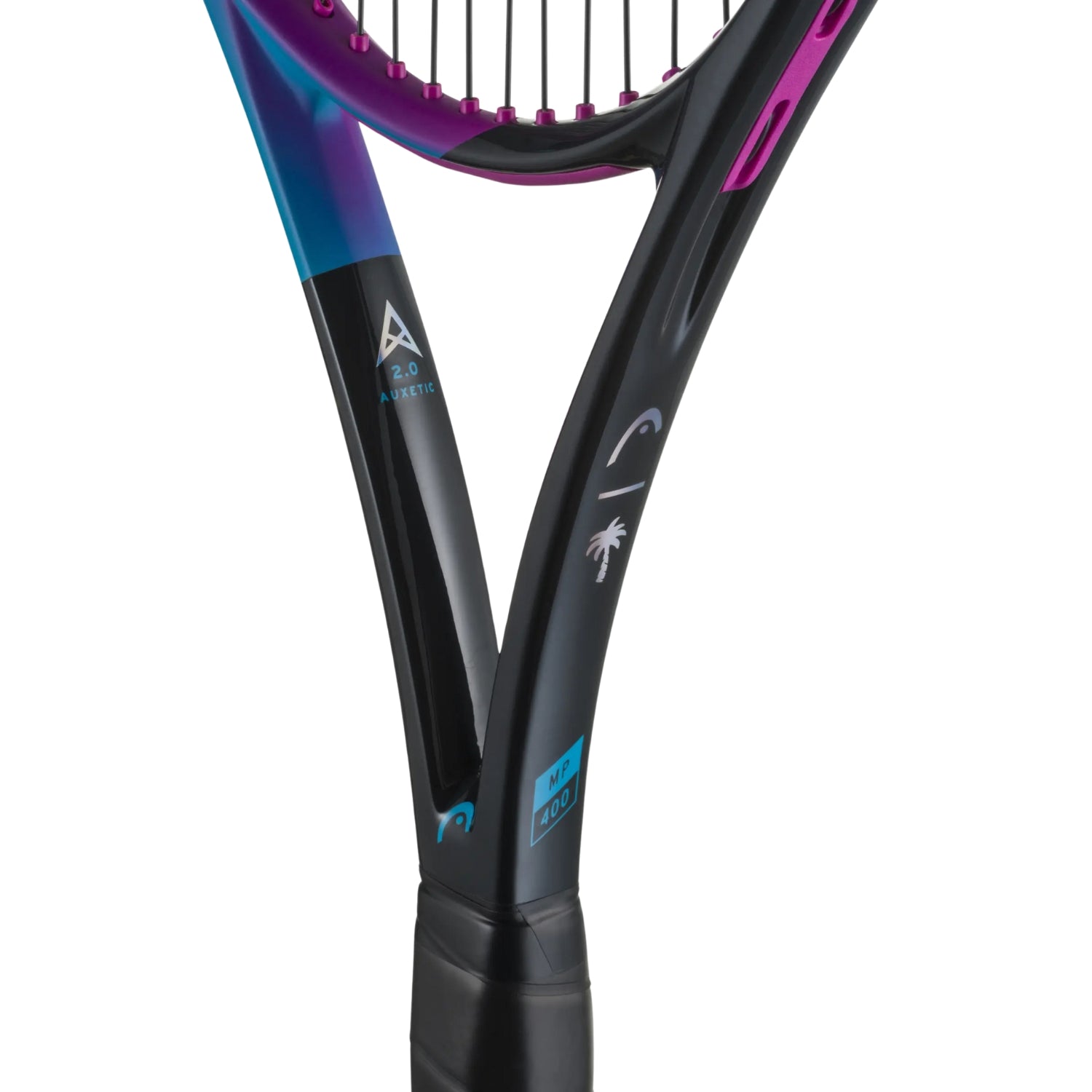 HEAD Radical MP Palm Tree Crew 2025 Unstrung Tennis Racquet U30 – Grip 3 (4 3/8) Purple & Blue All-Court Control, Spin & Limited-Edition Design - Best Price online Prokicksports.com