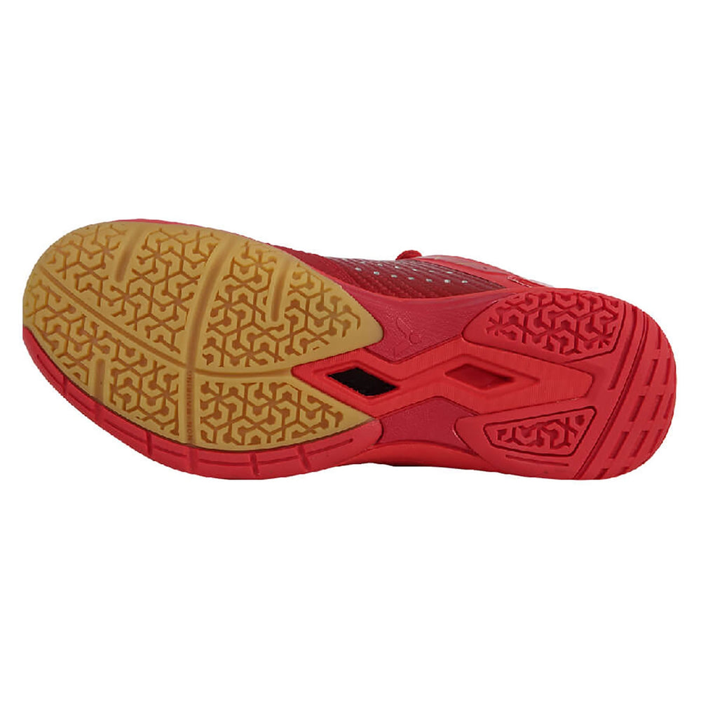 Victor P8500II-D Badminton Shoes – Racing Red, Shock Absorbing, Anti-Slip, Cushioning Sports Shoes for Men, Lightweight & Durable for Indoor Courts - Best Price online Prokicksports.com
